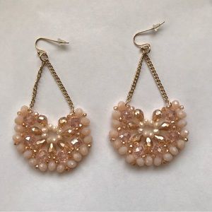 Beaded Dangle Earrings ( New)